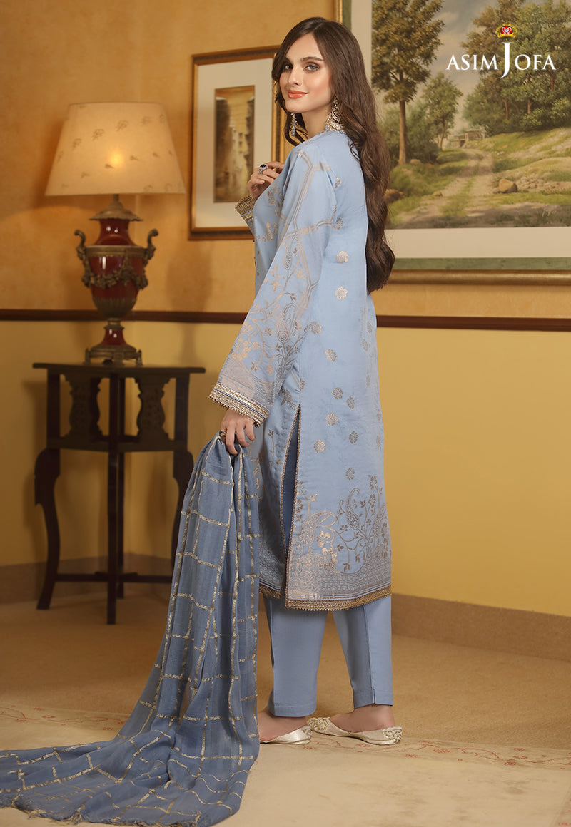 AJJD-11 EMBROIDERED JACQUARD 3 PCS