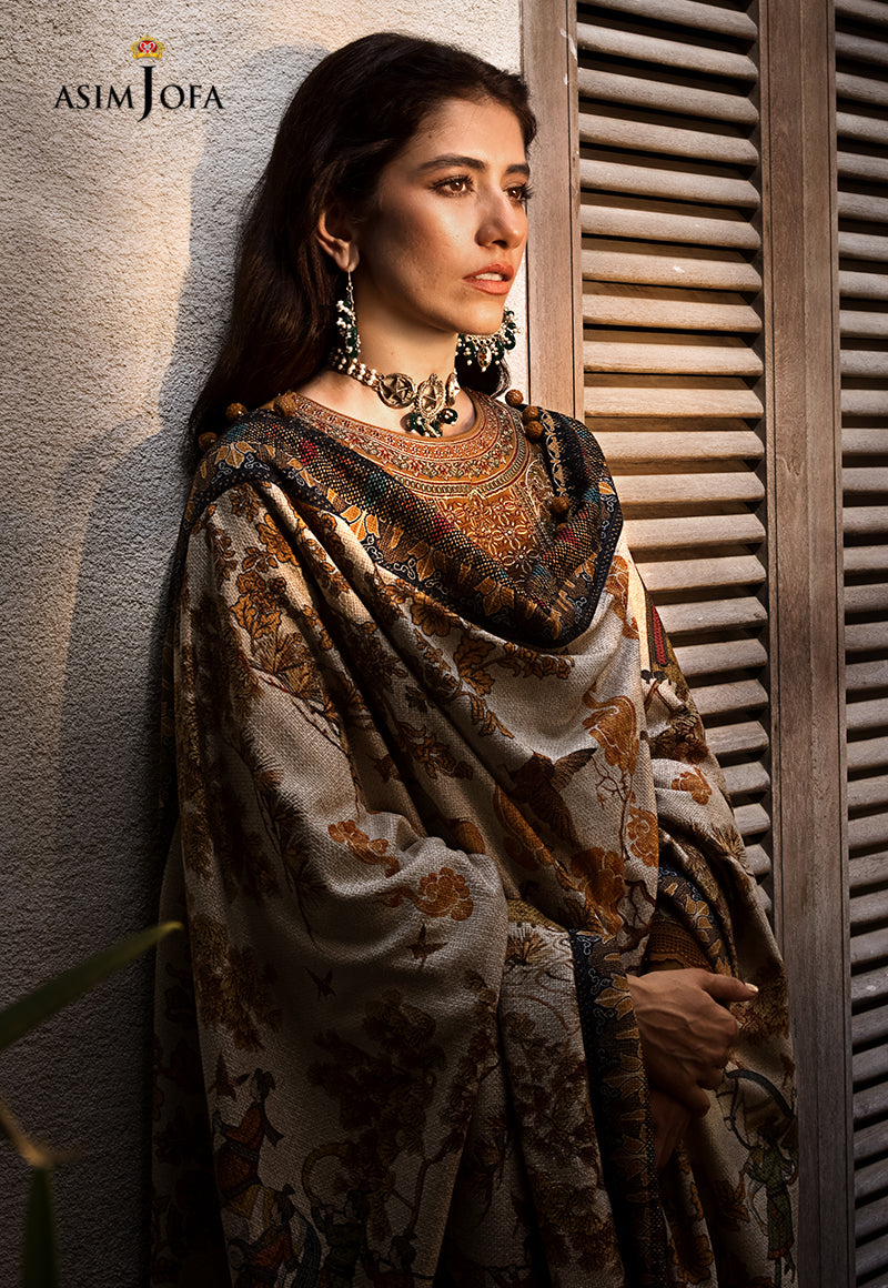 AJK-07 EMBROIDERED COTTON SLUB CROSSHATCH 3 PCS