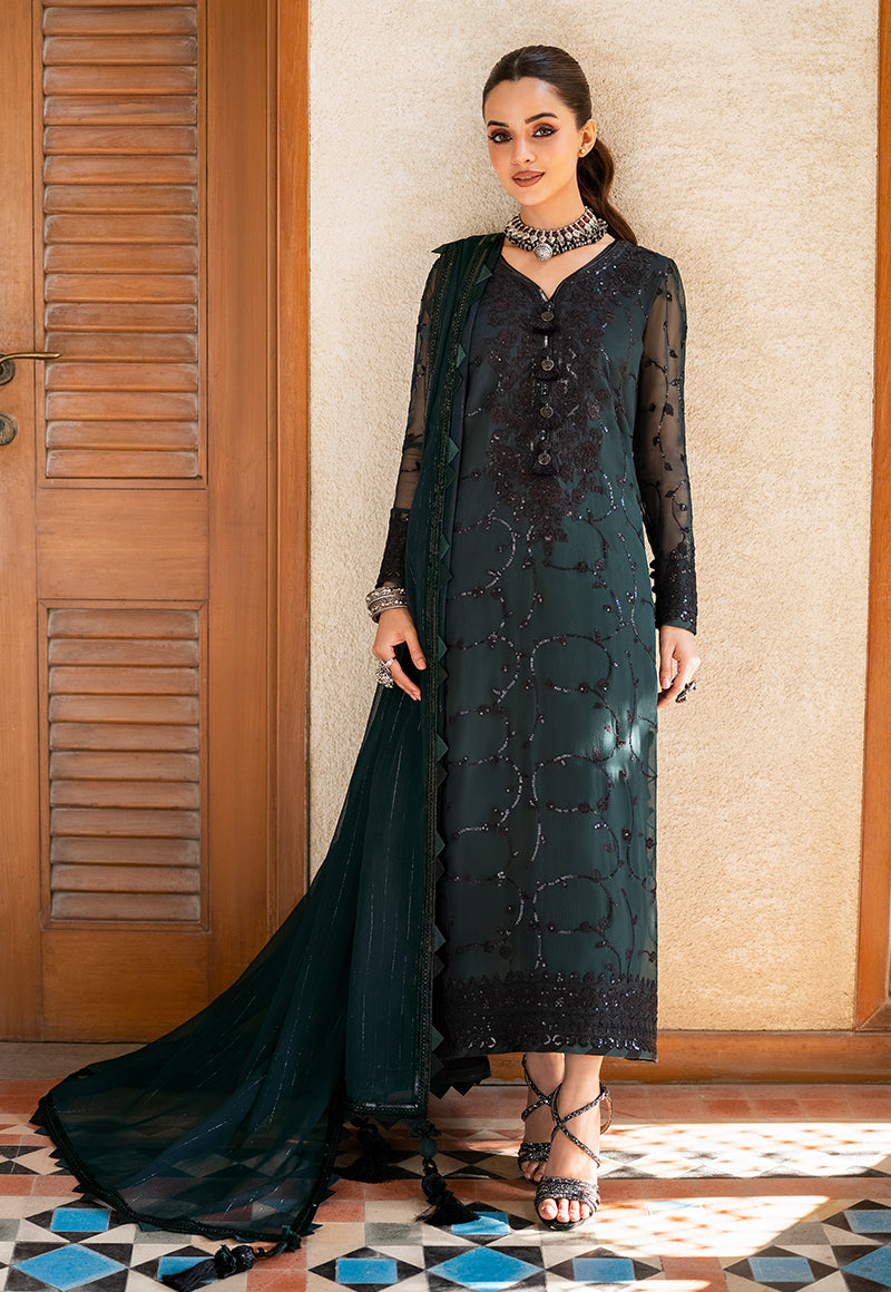 Ajso-86 Unstitched 3 Pcs Shirt Dupatta Trouser