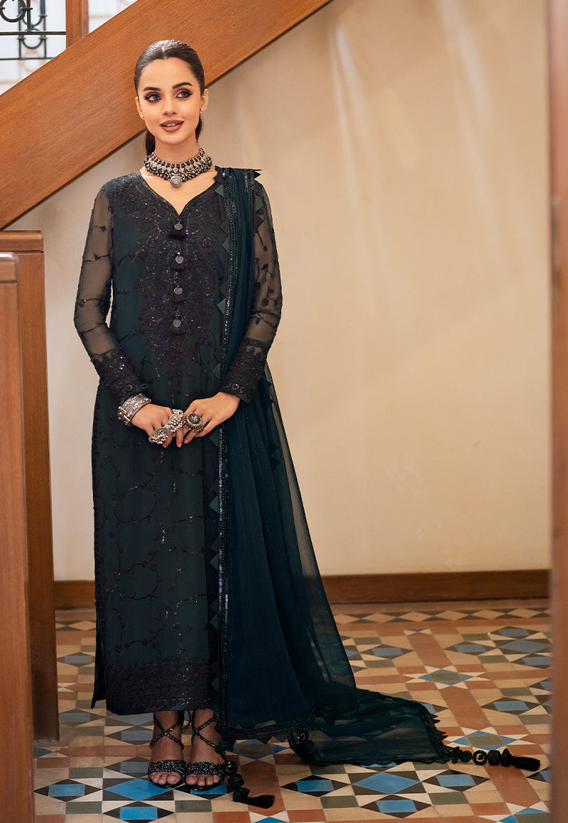 Ajso-86 Unstitched 3 Pcs Shirt Dupatta Trouser