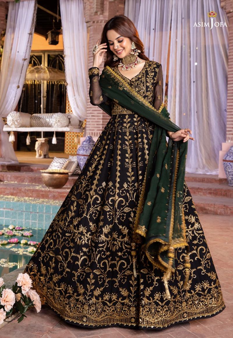 AJM-04 EMBROIDERED CHIFFON 3 PCS