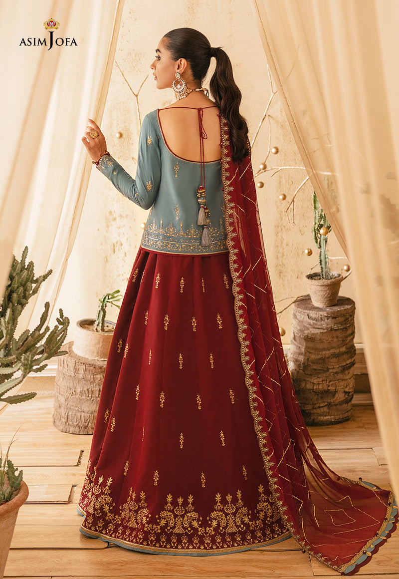 AJM-02 EMBROIDERED COTTON SILK 3 PCS