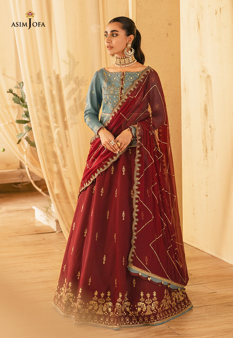 AJM-02 EMBROIDERED COTTON SILK 3 PCS