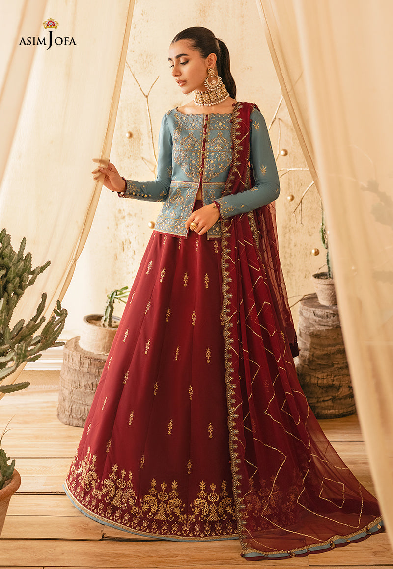 AJM-02 EMBROIDERED COTTON SILK 3 PCS