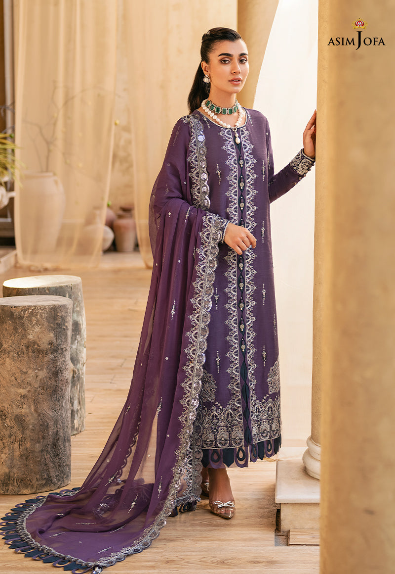 AJMD-10 EMBROIDERED STITCHED 3 PCS