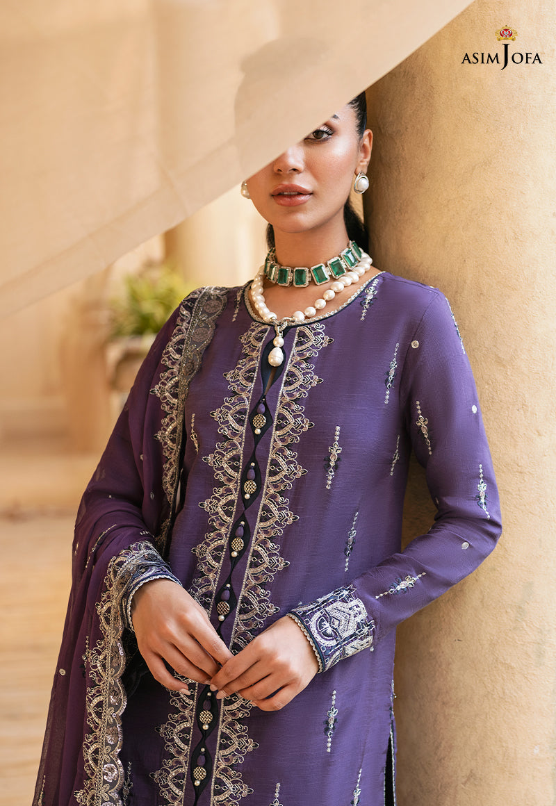 AJMD-10 EMBROIDERED STITCHED 3 PCS