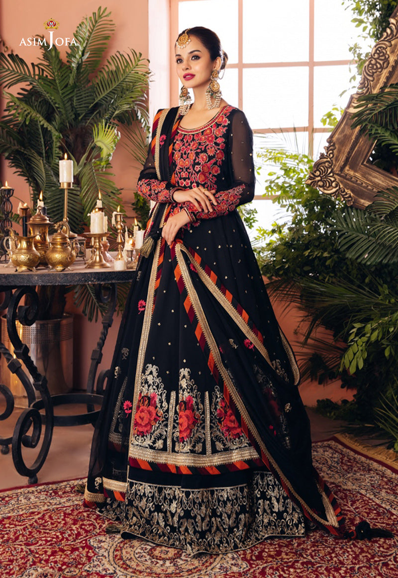 AJM-13 EMBROIDERED CHIFFON 3 PCS