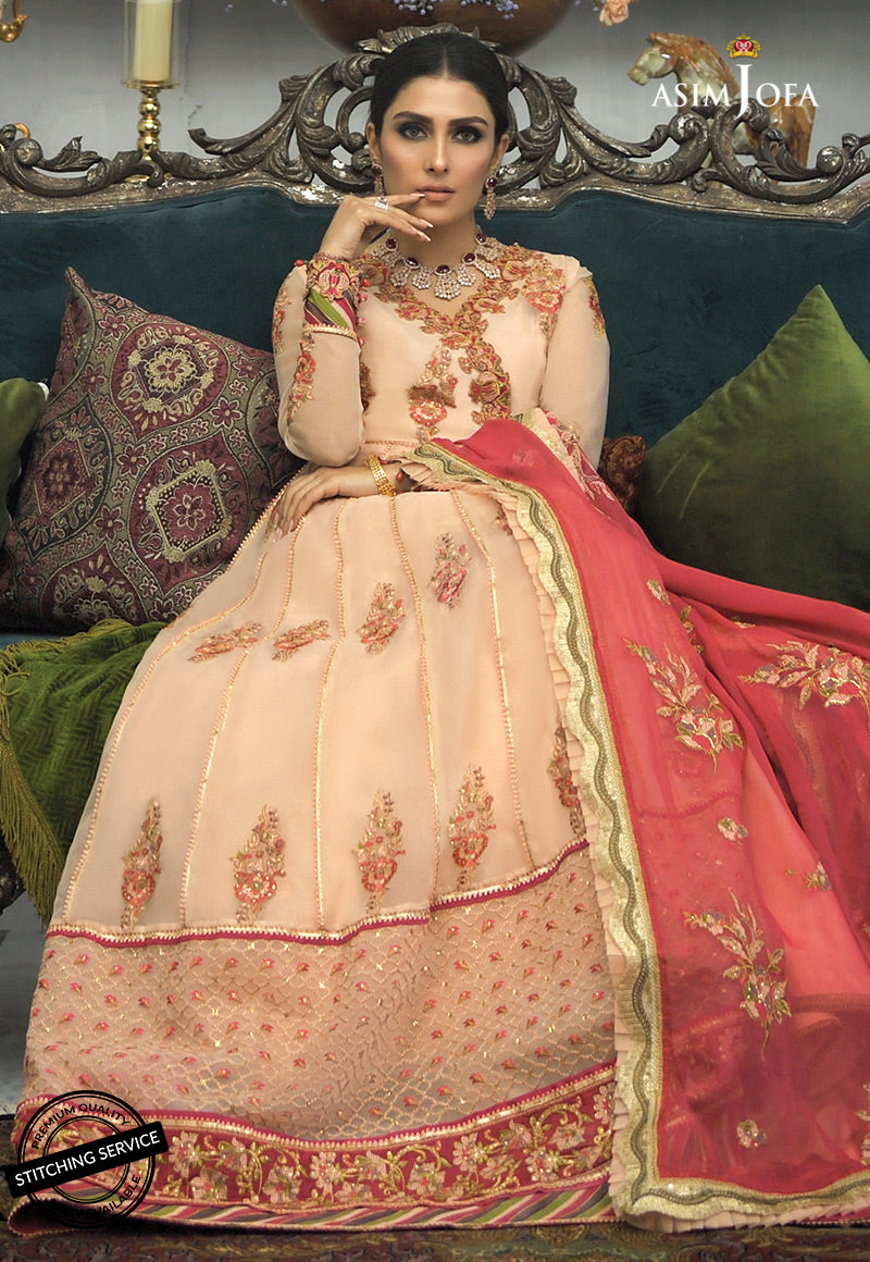 AJMC-05 EMBROIDERED ORGANZA 3 PCS