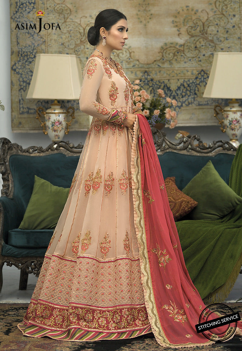 AJMC-05 EMBROIDERED ORGANZA 3 PCS