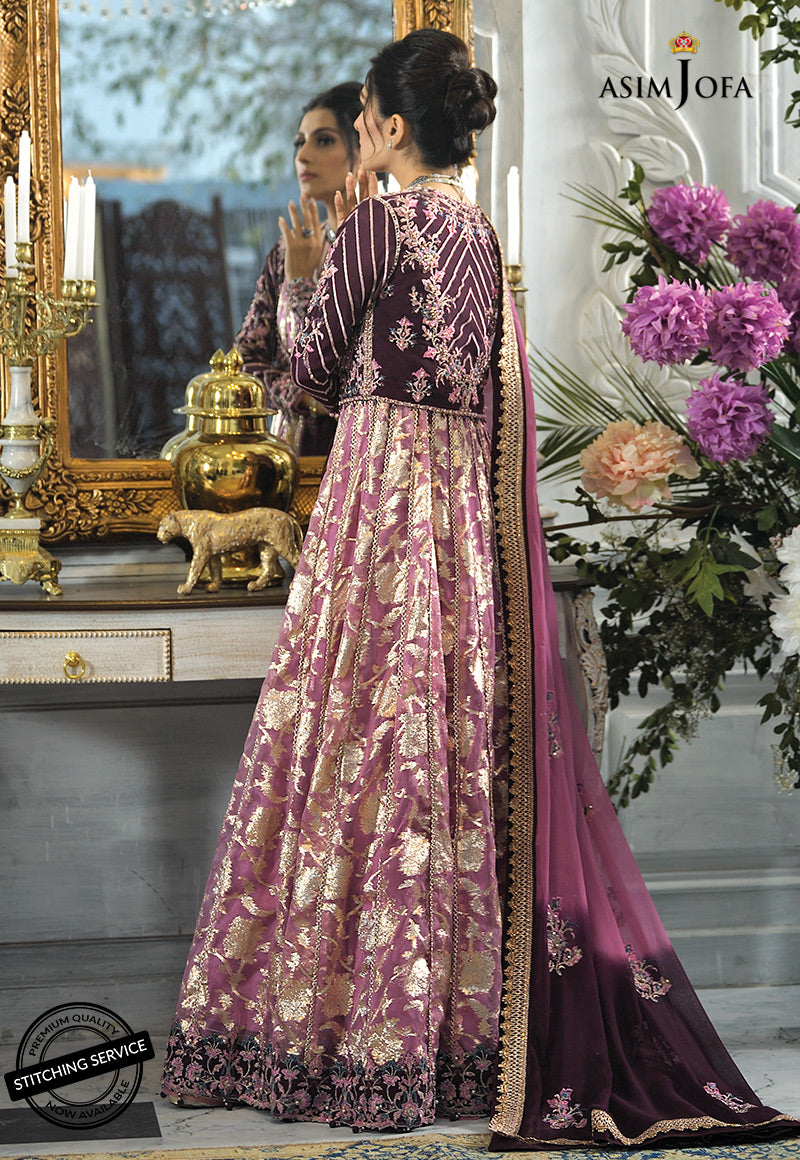 AJMC-07 EMBROIDERED JACQUARD ORGANZA 3 PCS