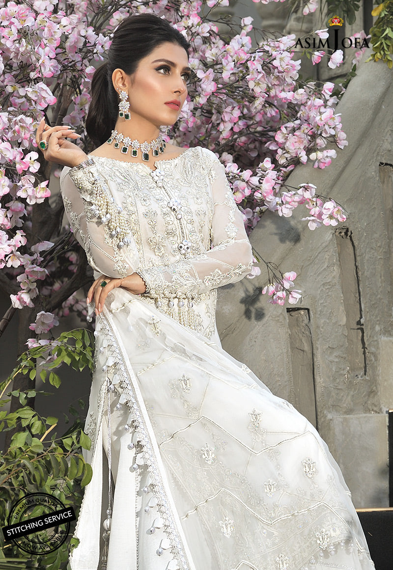 AJMC-10 EMBROIDERED CRINKLE CHIFFON 3 PCS