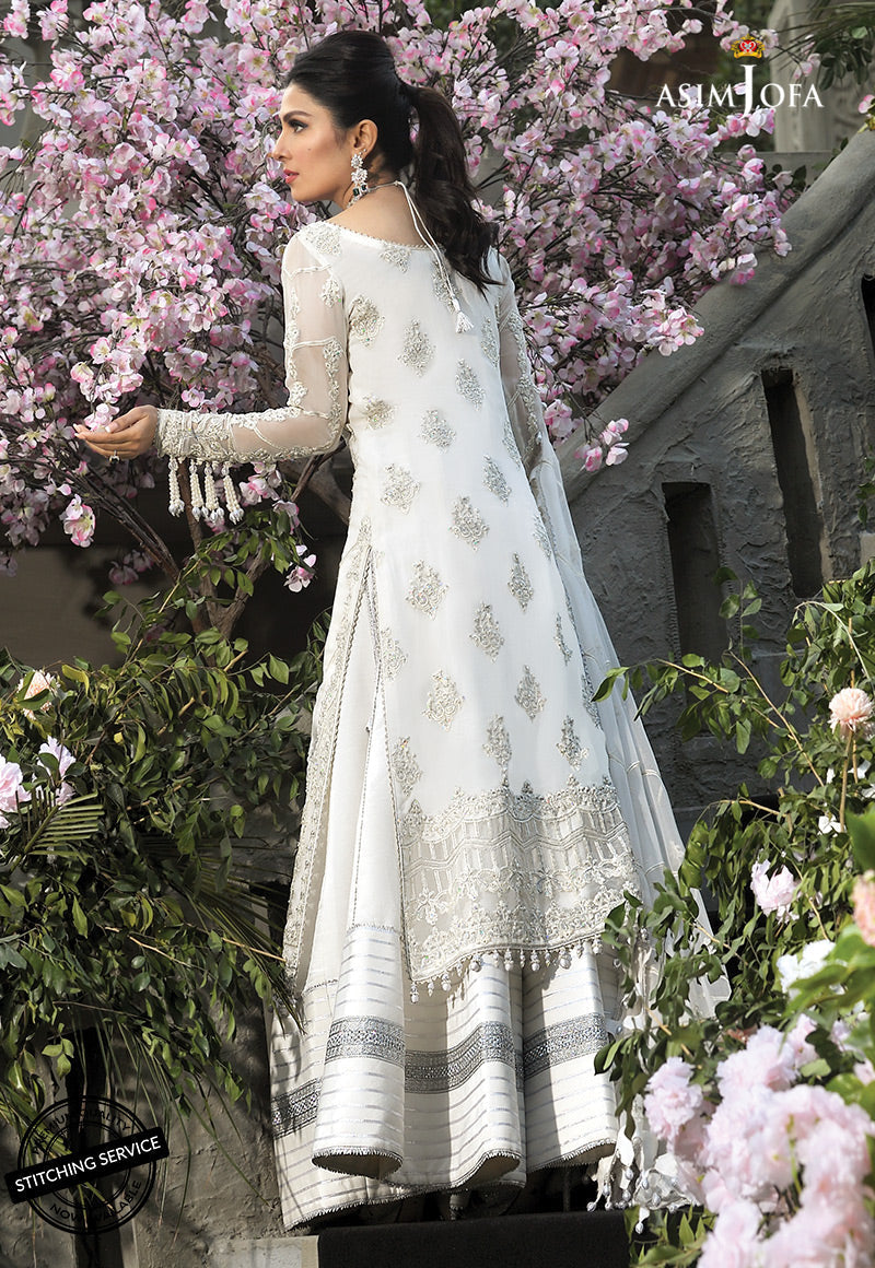 AJMC-10 EMBROIDERED CRINKLE CHIFFON 3 PCS