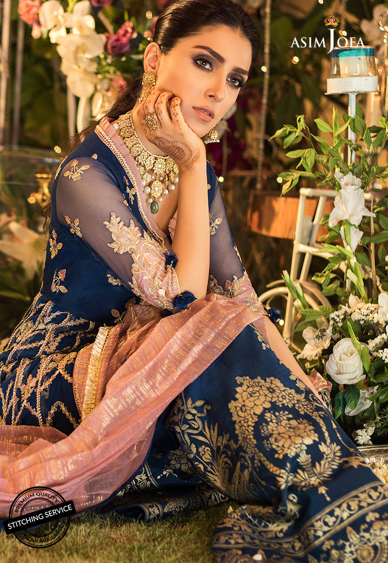 AJND-08 EMBROIDERED STITCHED 3 PCS