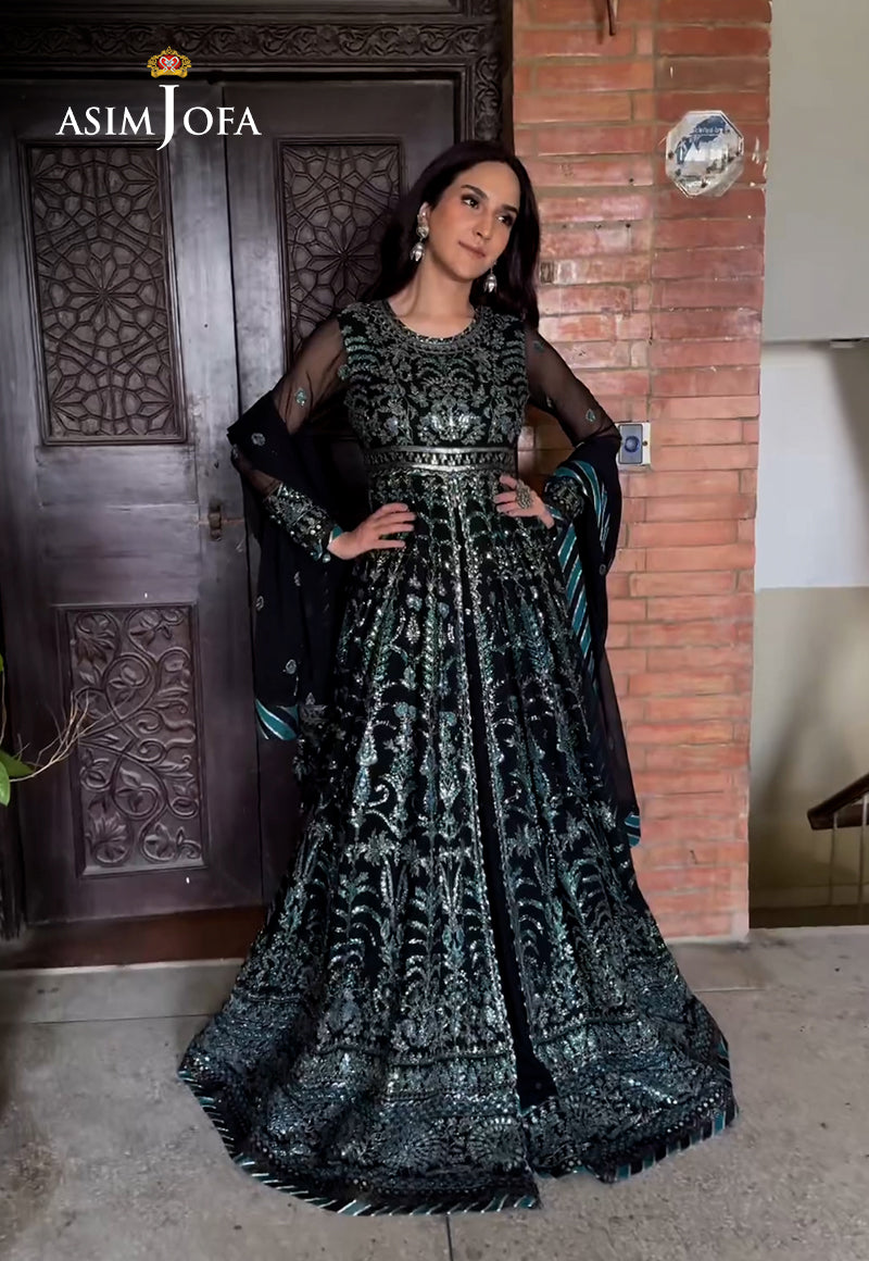 AJNB-05 EMBROIDERED CHIFFON 3 PCS