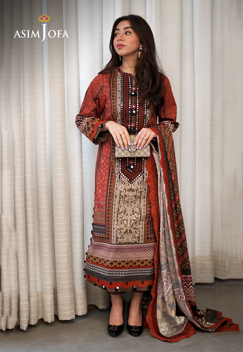 AJNR-04 EMBROIDERED CAMBRIC 3 PCS