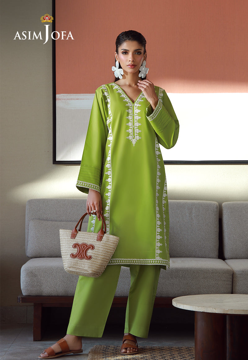 AJPB-129 EMBROIDERED CAMBRIC STITCHED 2 PCS