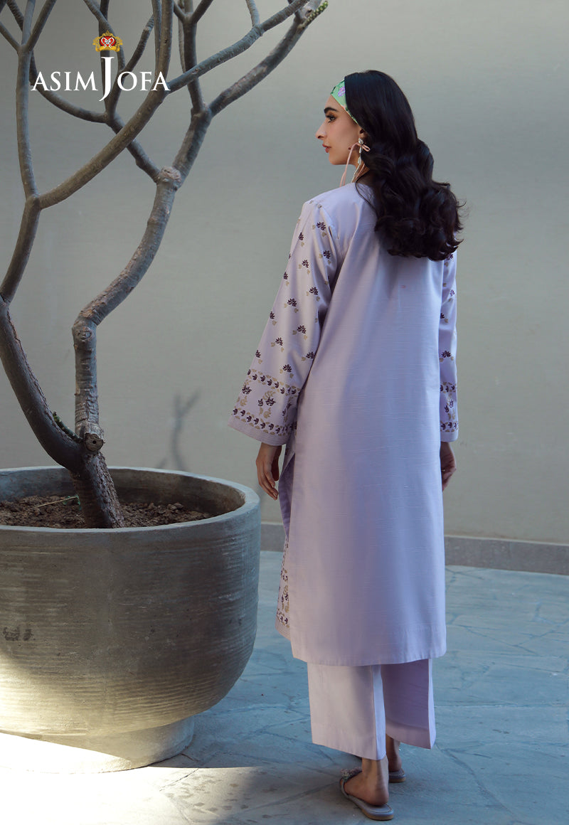 AJPB-132 PRINTED RIB LAWN STITCHED 2 PCS