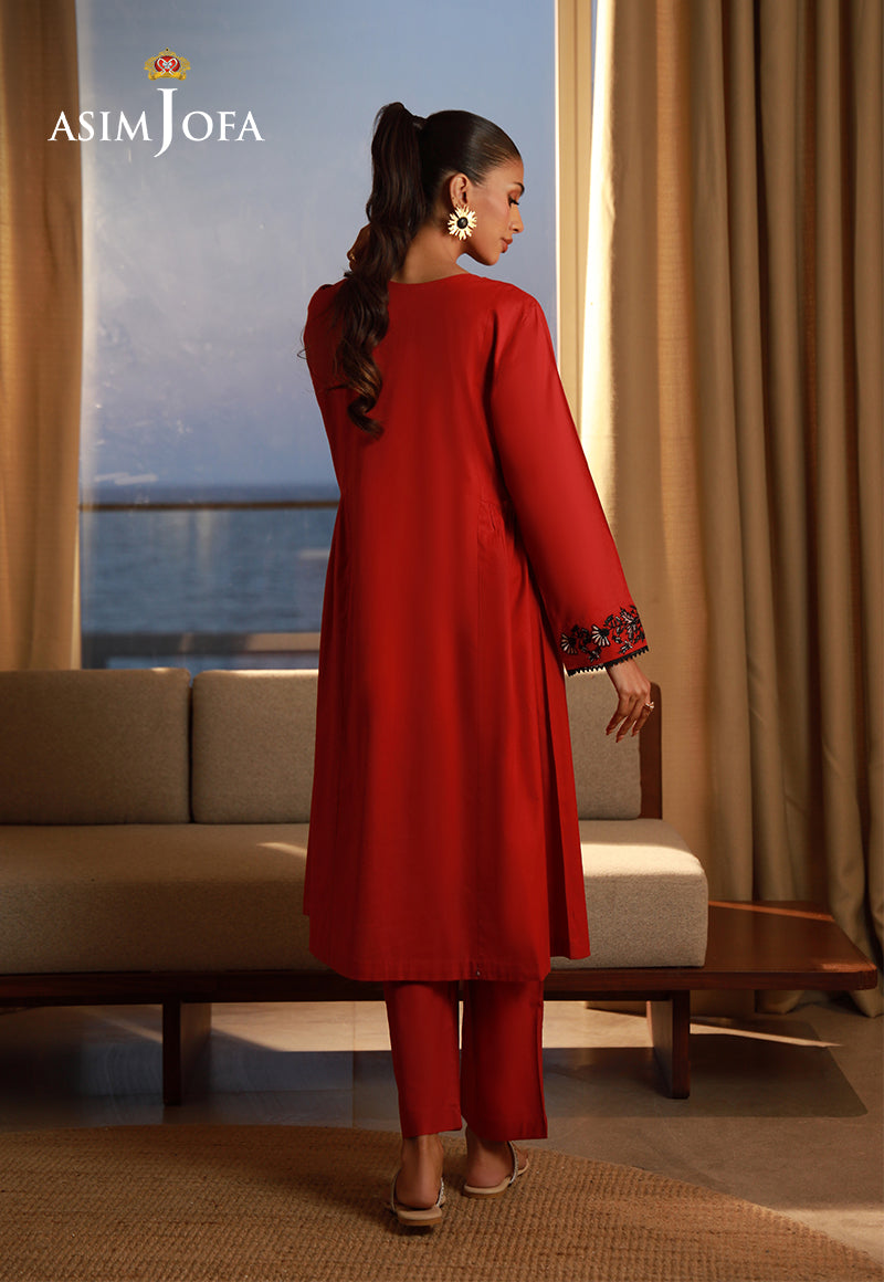 AJPB-134 EMBROIDERED CAMBRIC STITCHED 2 PCS