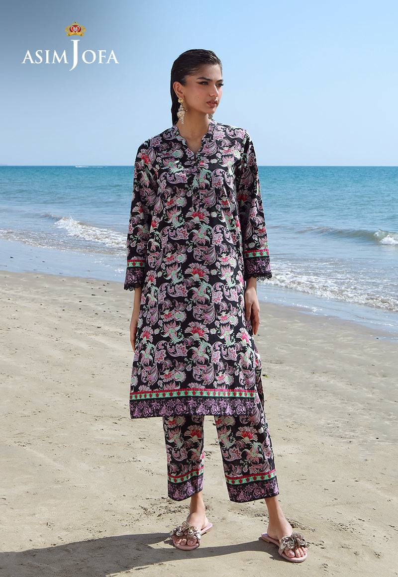 AJPB-152 PRINTED JACQUARD STITCHED 2 PCS