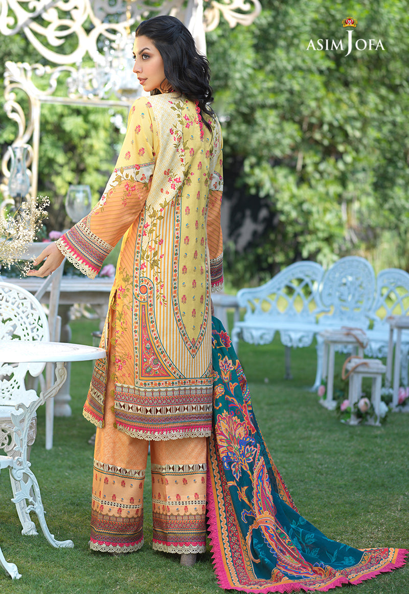 AJPR-02 DESIGNERS STITCHED PRINTED LAWN