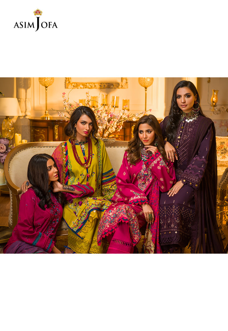 AJPR-16 EMBROIDERED LAWN 3 PCS