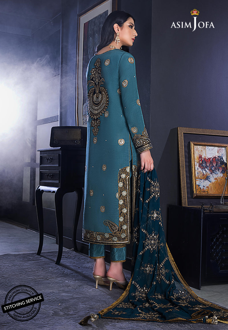 AJRE-03 EMBROIDERED COTTON SILK 3 PCS