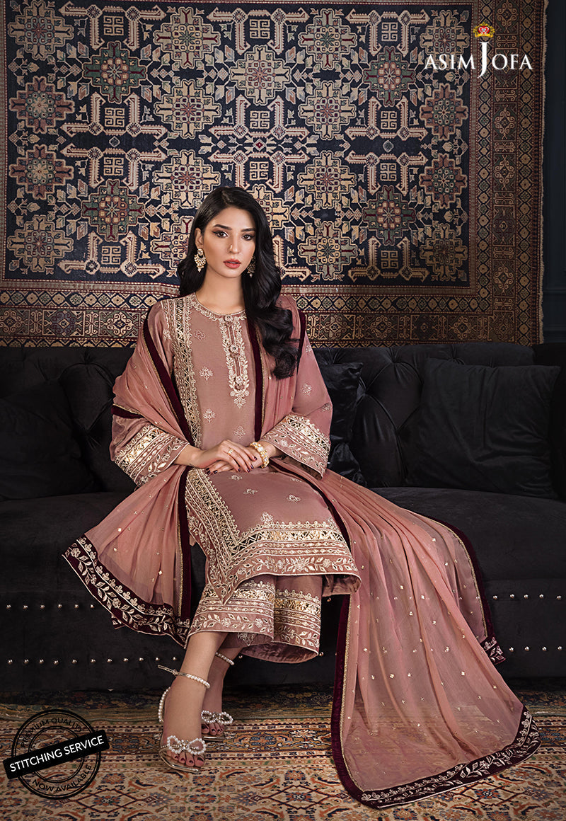 AJRE-05 EMBROIDERED COTTON SILK 3 PCS
