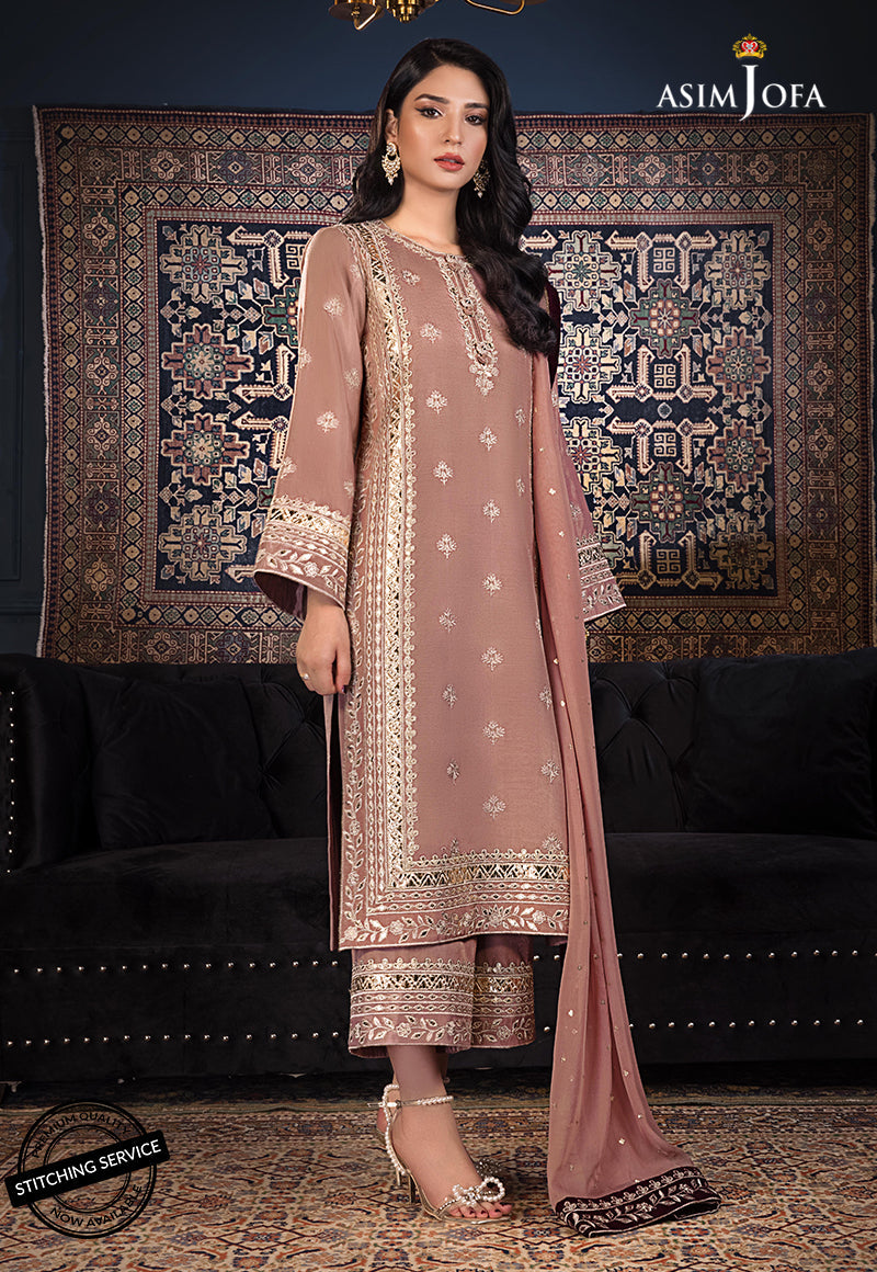 AJRE-05 EMBROIDERED COTTON SILK 3 PCS