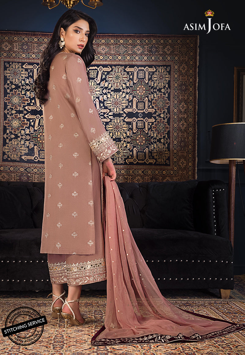 AJRE-05 EMBROIDERED COTTON SILK 3 PCS