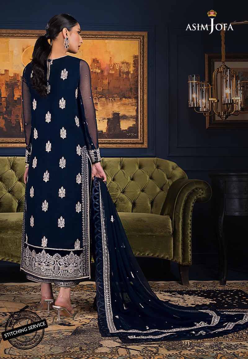 AJRE-06 EMBROIDERED CHIFFON 3 PCS