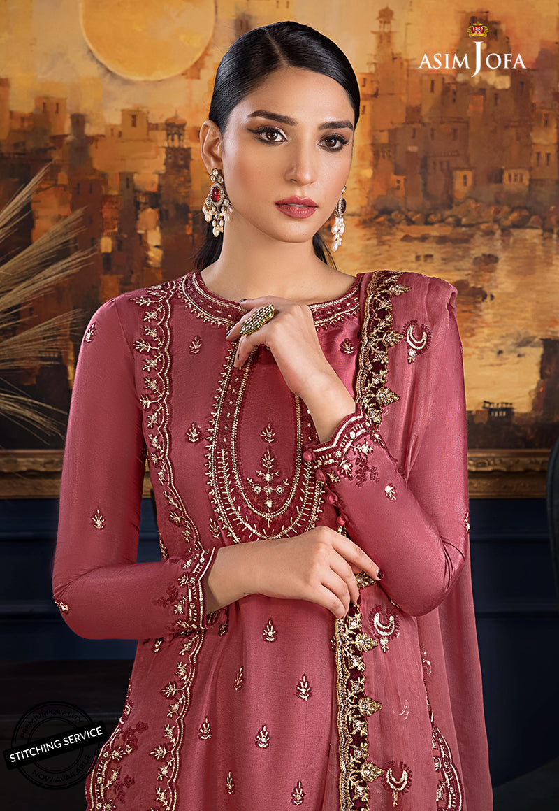 AJRE-07 EMBROIDERED COTTON SILK 3 PCS