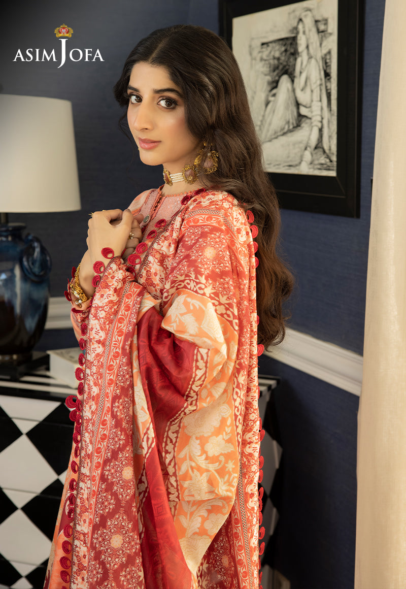AJS-02 EMBROIDERED LAWN 2 PCS