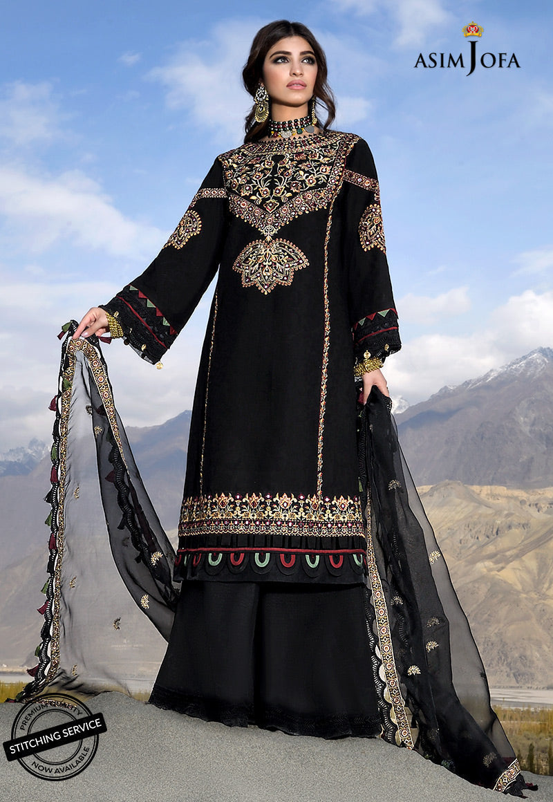AJSL-01 EMBROIDERED SELF JACQUARD 3 PCS