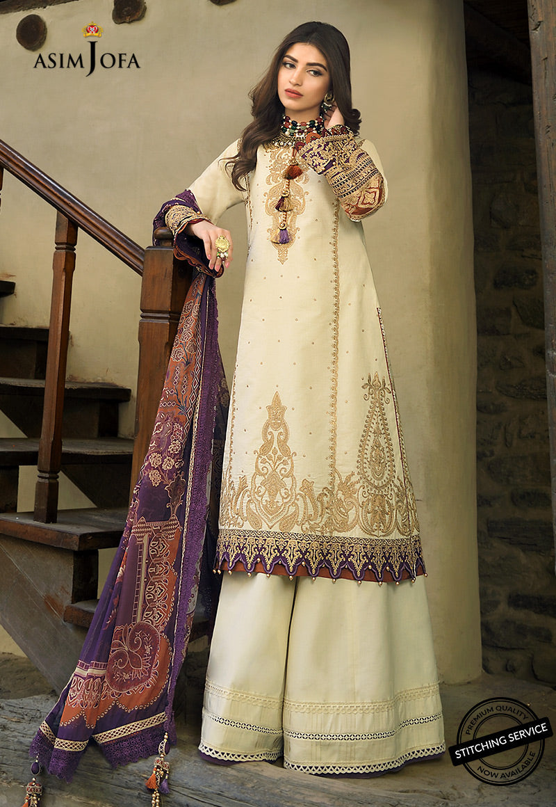 AJSL-06 EMBROIDERED SELF JACQUARD 3 PCS