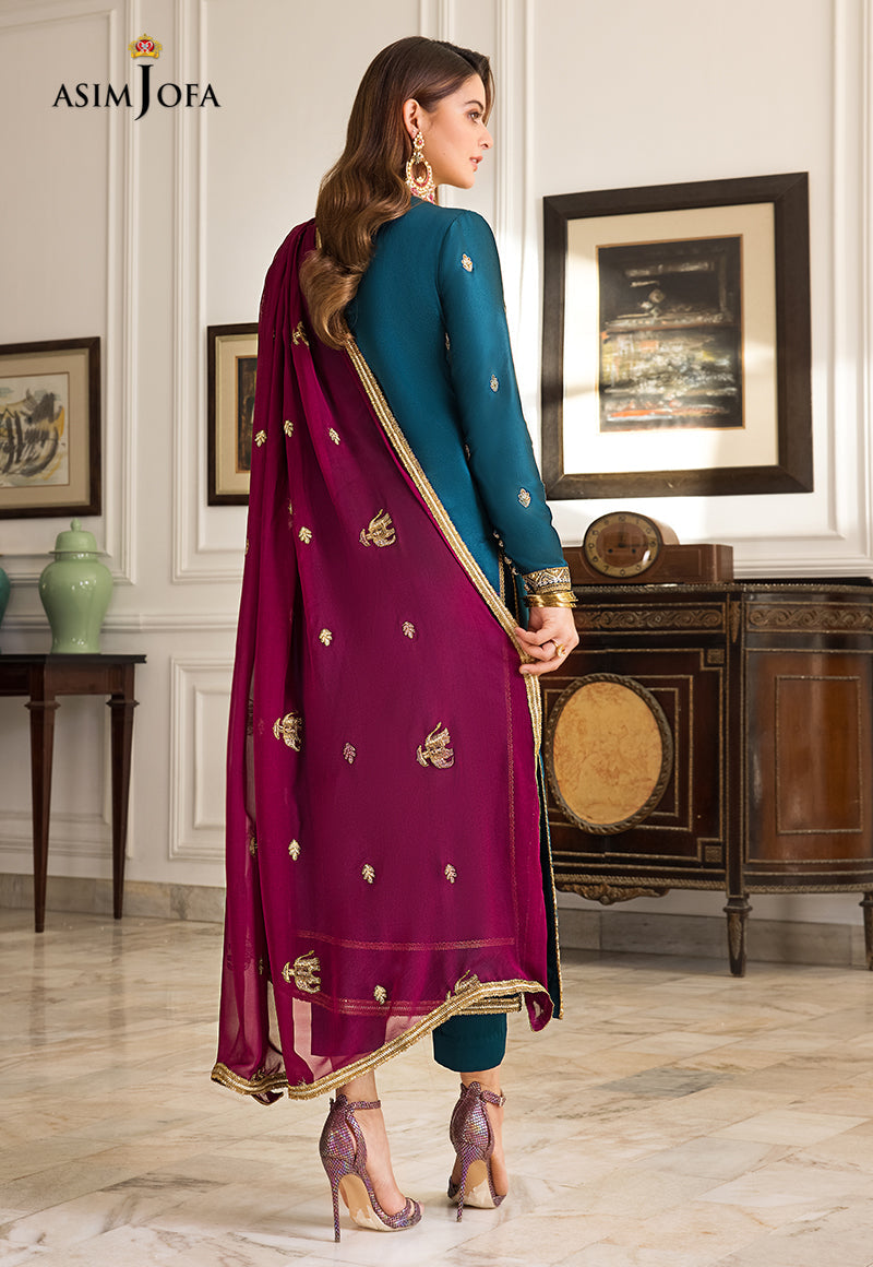 Ajso-79 Unstitched 2 Pcs Shirt Dupatta