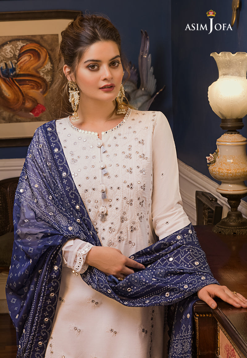 AJSM-29 EMBROIDERED PAPER COTTON 3 PCS