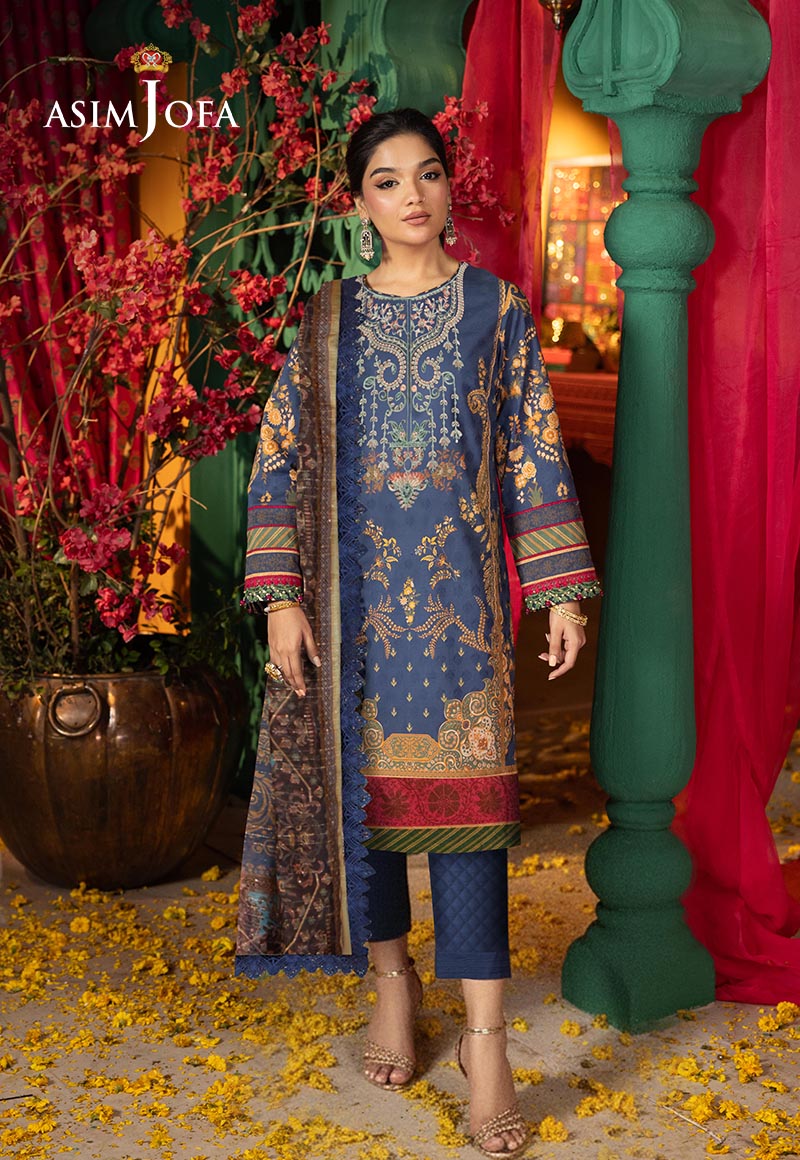 AJSO-131 Unstitched 2 Pcs Shirt Dupatta