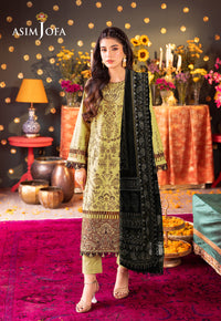 Ajso-166 Unstitched 2 Pcs Shirt Dupatta