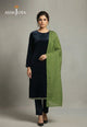 Ajso-192 Unstitched 3 Pcs Shirt Dupatta Trouser