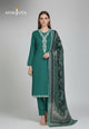 Ajso-212 Unstitched 3 Pcs Shirt Dupatta Trouser