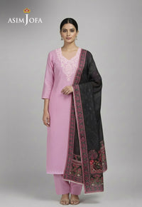Ajso-216 Unstitched 3 Pcs Shirt Dupatta Trouser