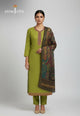 Ajso-222 Unstitched 3 Pcs Shirt Dupatta Trouser