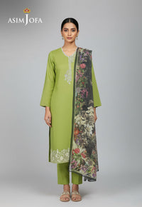 Ajso-232 Unstitched 2 Pcs Shirt Dupatta