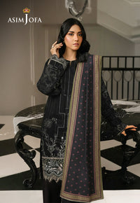 AJSO-282 Unstitched 3 Pcs Shirt Dupatta Trouser