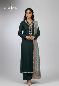 AJSO-312 Unstitched 3 Pcs Shirt Dupatta Trouser