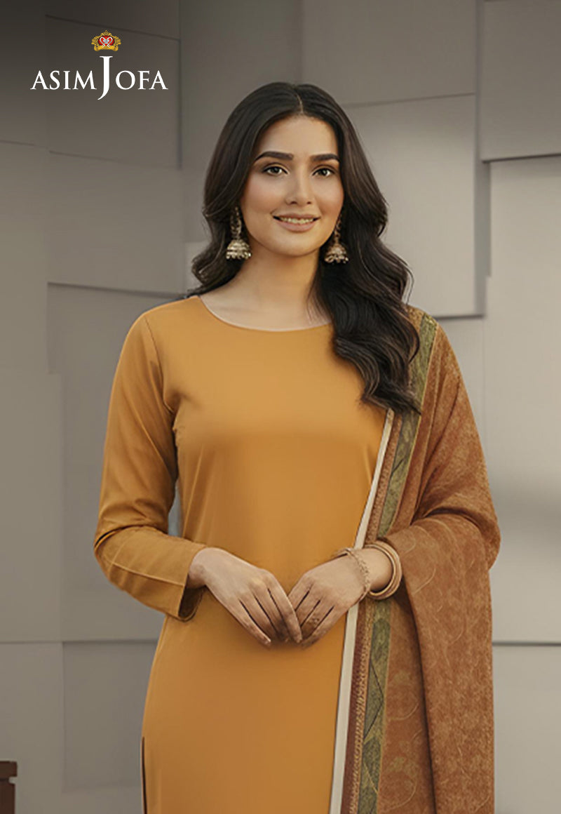 AJSO-316 Unstitched 3 Pcs Shirt Dupatta Trouser