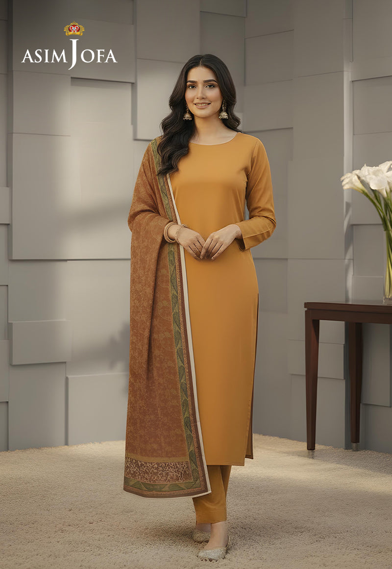 AJSO-316 Unstitched 3 Pcs Shirt Dupatta Trouser