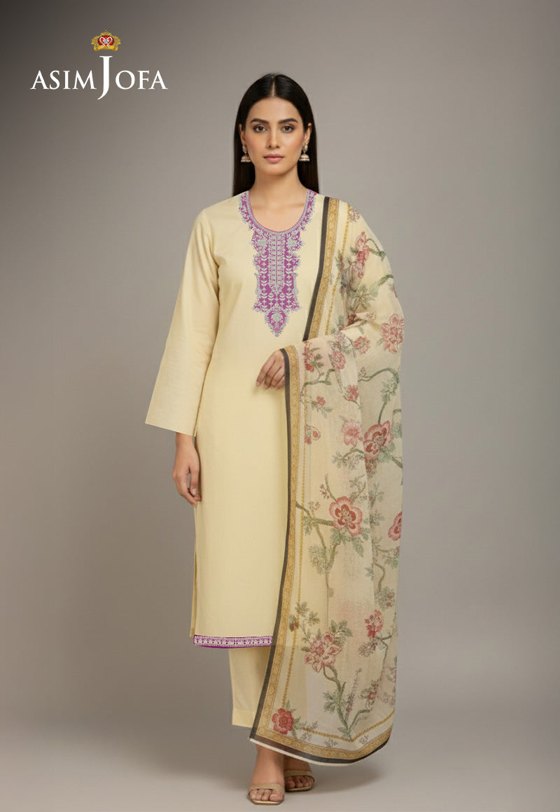 AJSO-352 Unstitched 2 Pcs Shirt Dupatta