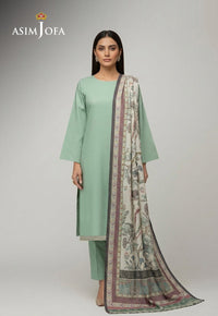 AJSO-354 Unstitched 3 Pcs Shirt Dupatta Trouser