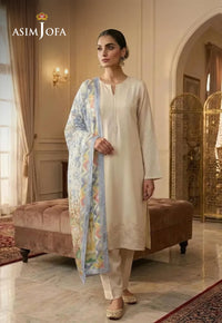AJSO-359 Unstitched 3 Pcs Shirt Dupatta Trouser